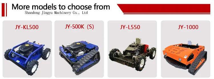 Self-propelled Garden Lawn Mower Industrial-type Lawn Trimmer Tracked Remote-controlled Lawn Mower