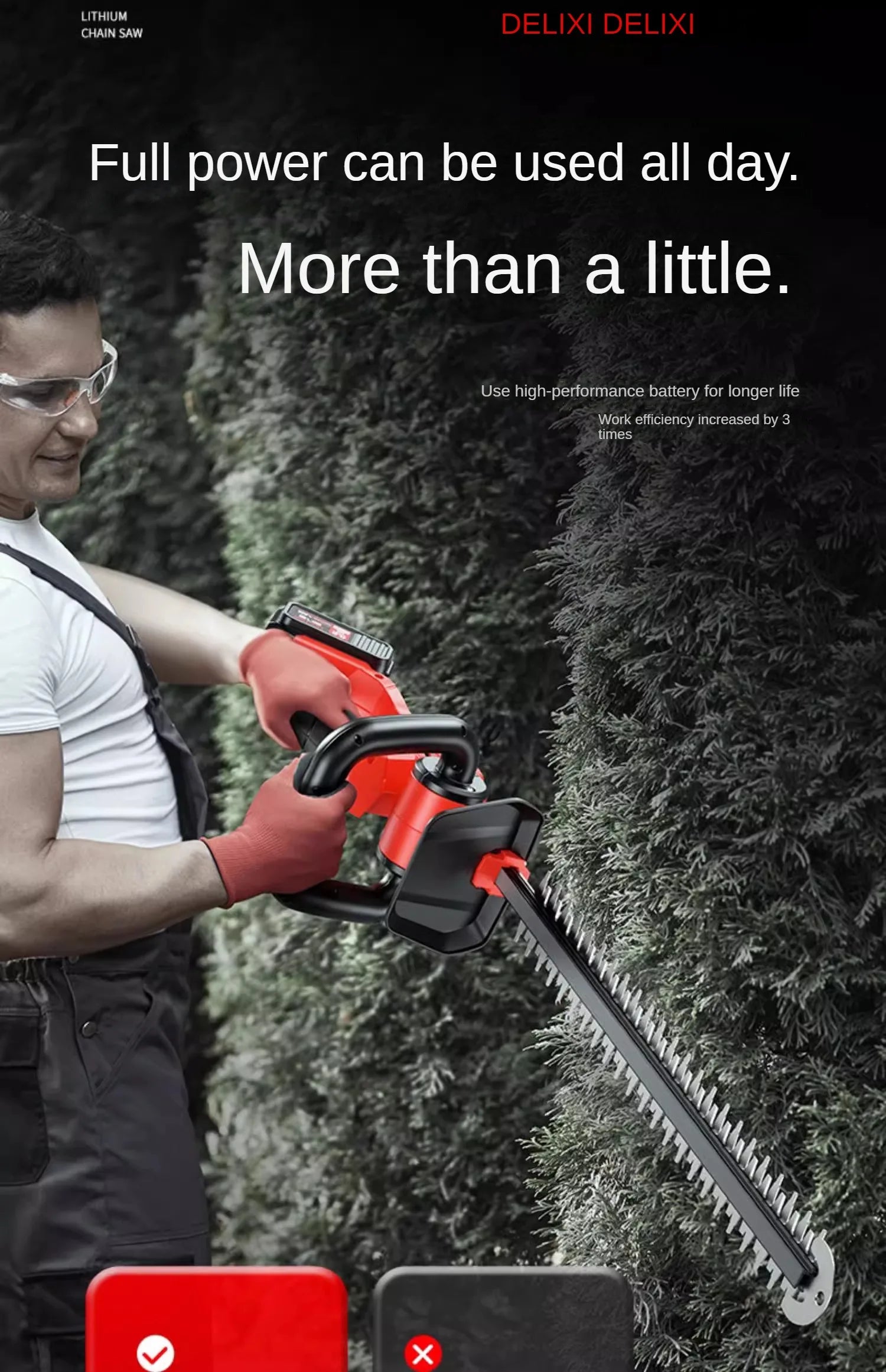 Powerful and Portable Hedge Trimmer for Efficient Garden Maintenance
