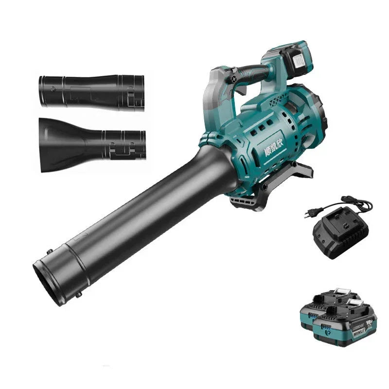 3800W Brushless Cordless Leaf Blower 480CFM Powerful Air Snow Blower Speed Adjustable for Patio Lawn Care Cleaning