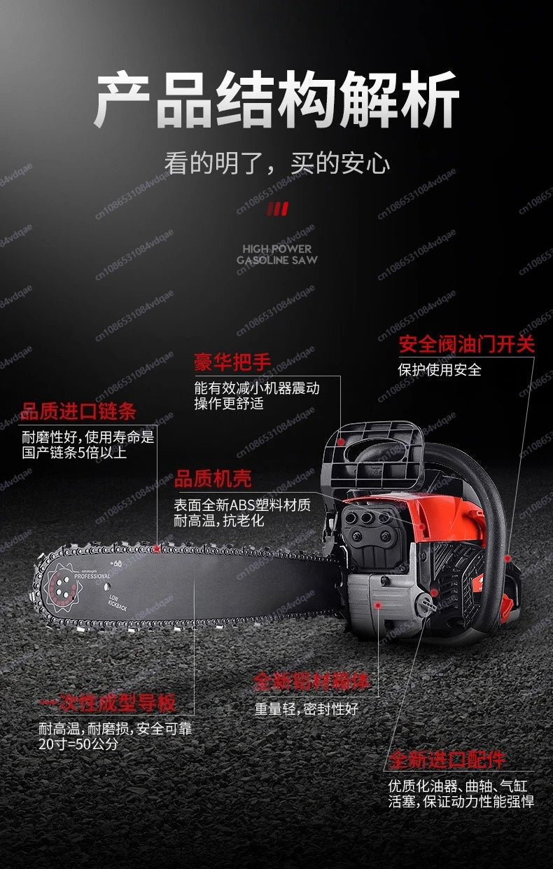 10 sets of multi-functional household chainsaws,  logging chainsaws, portable small garden tools, high power