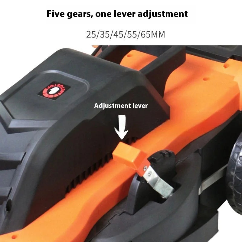 High Power Lithium Battery Garden Courtyard Hand-Pushed Electric Lawn Mower Silent Weeding Machine Lawn Trimmer Grass Cutter