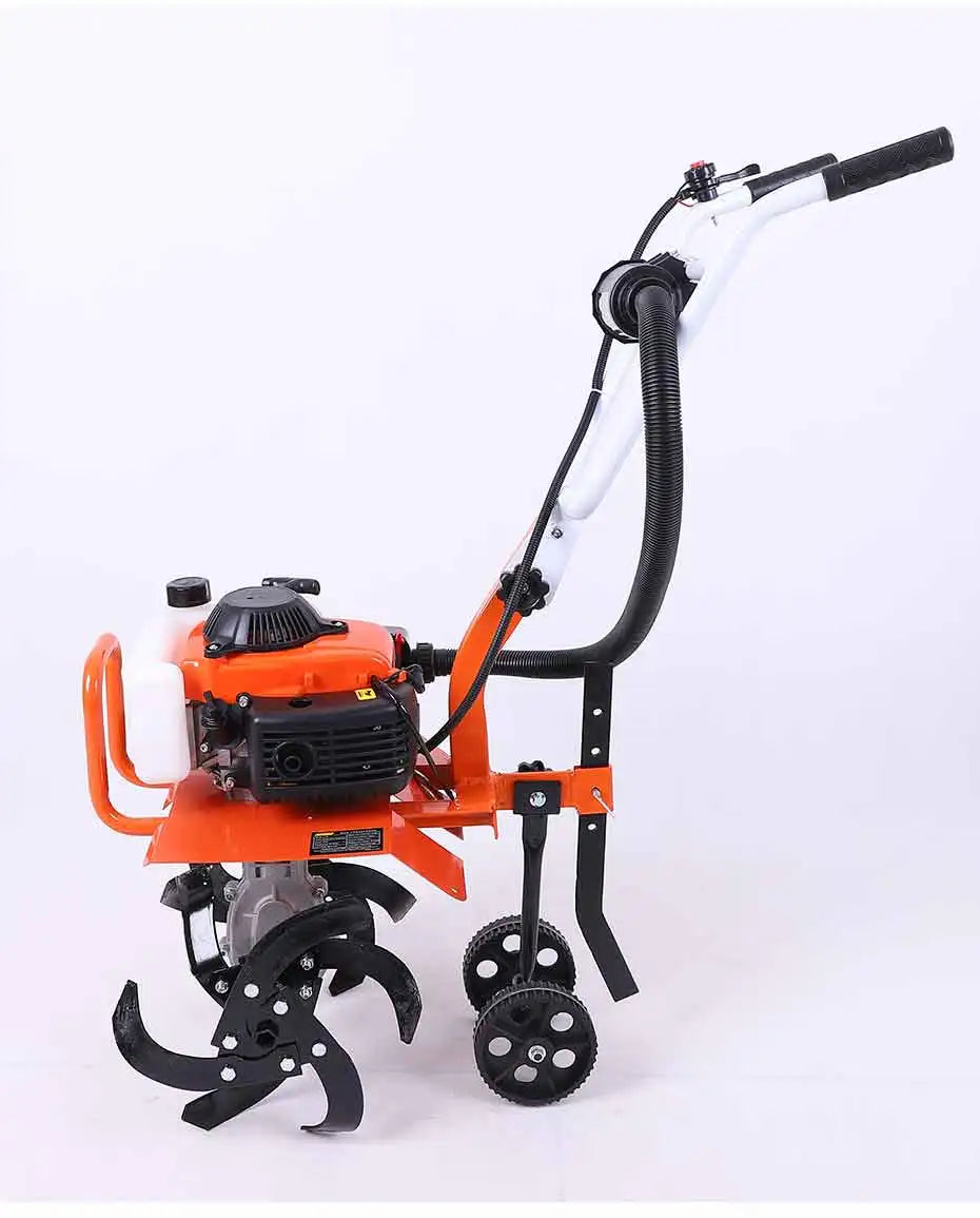Gasoline Micro Cultivator Agricultural Garden Tools Gasoline Multi-function Minitype Rotary Tiller Machinery for Far