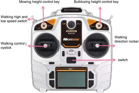 Self-propelled Garden Lawn Mower Industrial-type Lawn Trimmer Tracked Remote-controlled Lawn Mower