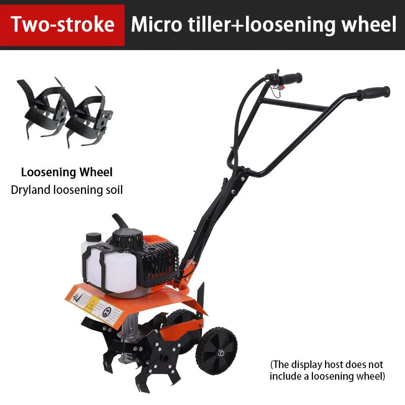 Gasoline Micro Cultivator Agricultural Garden Tools Gasoline Multi-function Minitype Rotary Tiller Machinery for Far