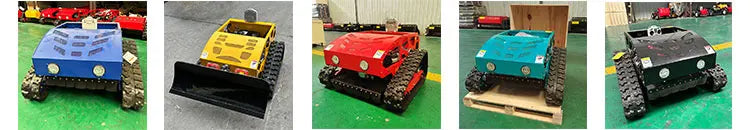 Self-propelled Garden Lawn Mower Industrial-type Lawn Trimmer Tracked Remote-controlled Lawn Mower