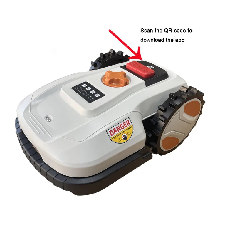 Lawn Mower Robot Robotic Lawnmower App Control with Wifi Bluetooth for 600m² Household Garden care
