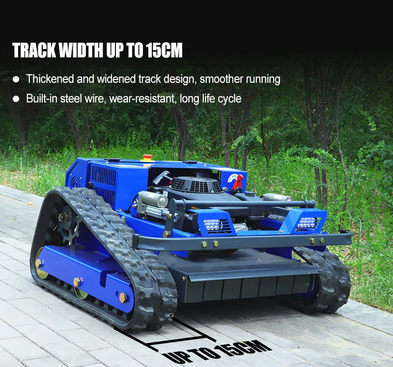 550mm Self-Propelled Remote-Controlled Lawn Mower for Small Household Gardens Outdoor Maintenance Robot