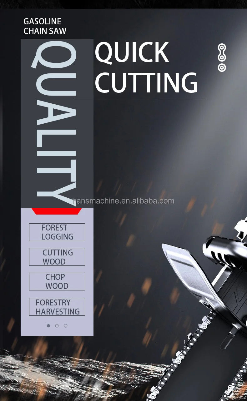 Widely Used Chain Saw 2 Stroke Chain Saw Cordless Woodworking Automatic Chainsaws Big Power Chainsaw