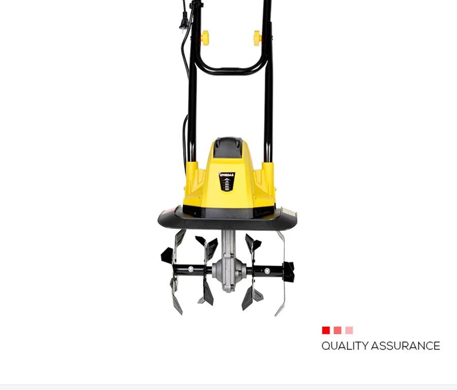 Electric Soil Loosener Garden Tiller Electric Cultivator Plow Machine Household Plowing Planing Digging Machine Orchard