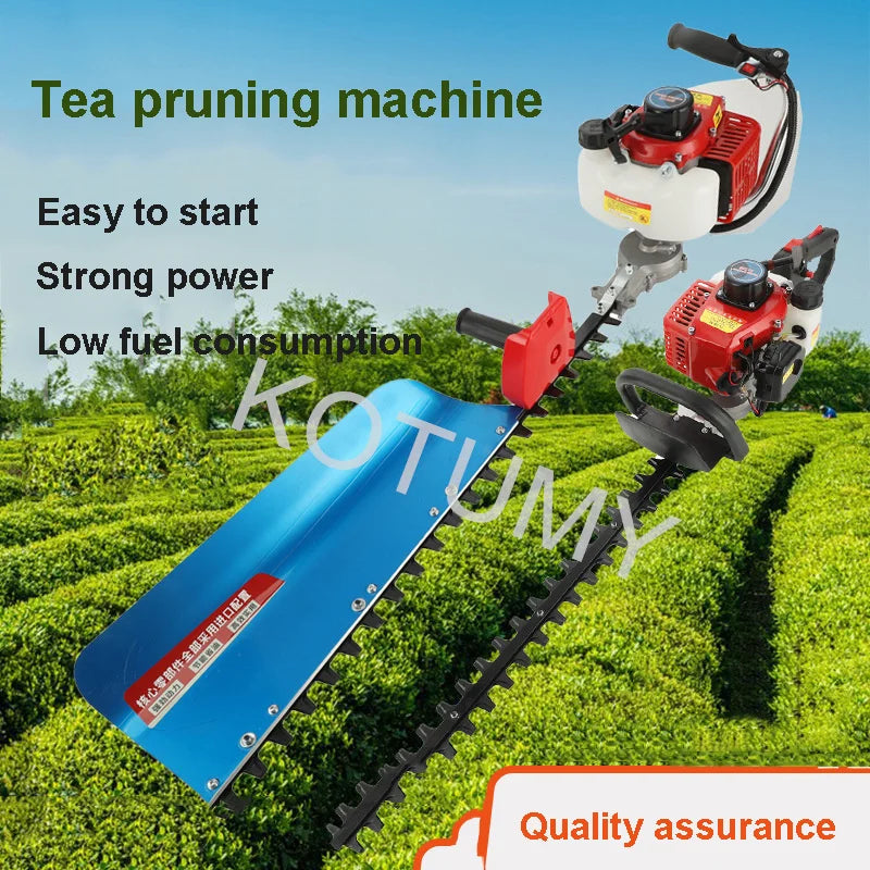 Hedge Trimmer Gasoline Shears Single/Double-Edged Tea Tree Pruning Machine Tea Picking Machine Green Garden Pruning Hedge Trimme