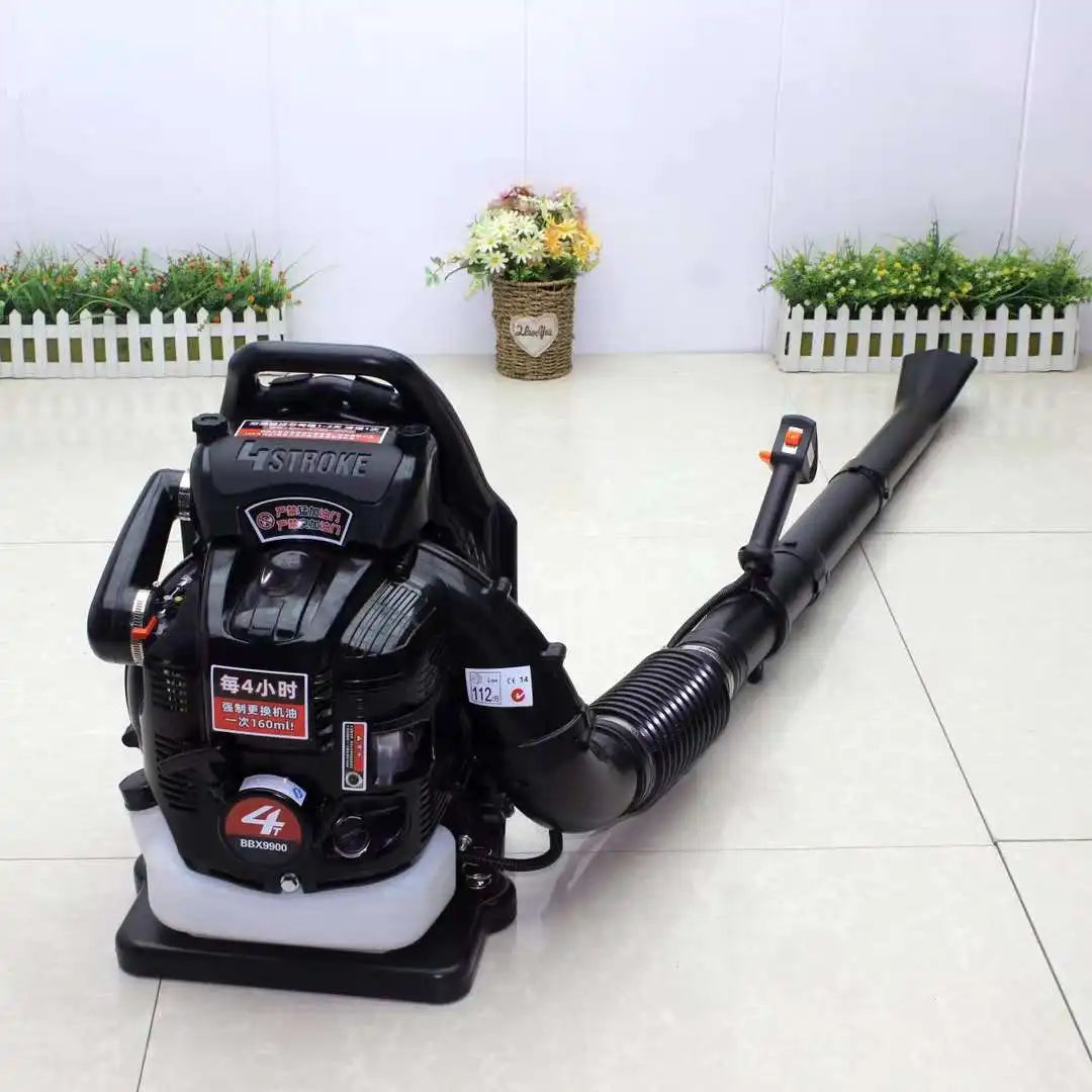 Leaf Blower BBX9900 Four-Stroke 75.6cc Knapsack Gasoline Blower Leaf Vacuum Wind Fire Extinguisher Snow Blower