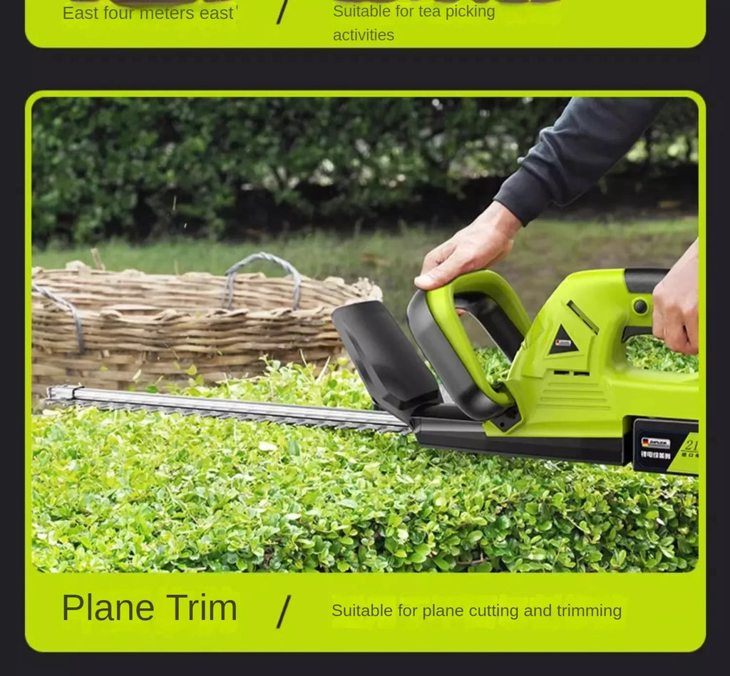 110V/220V High-Powered Electric Hedge Trimmer for Tea Tree Pruning and Gardening C