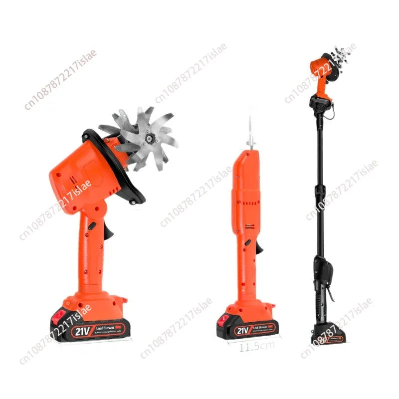 Lithium battery scarifier, small household handheld electric hoe, garden bonsai weeding and soil turning wireless micro-tiller