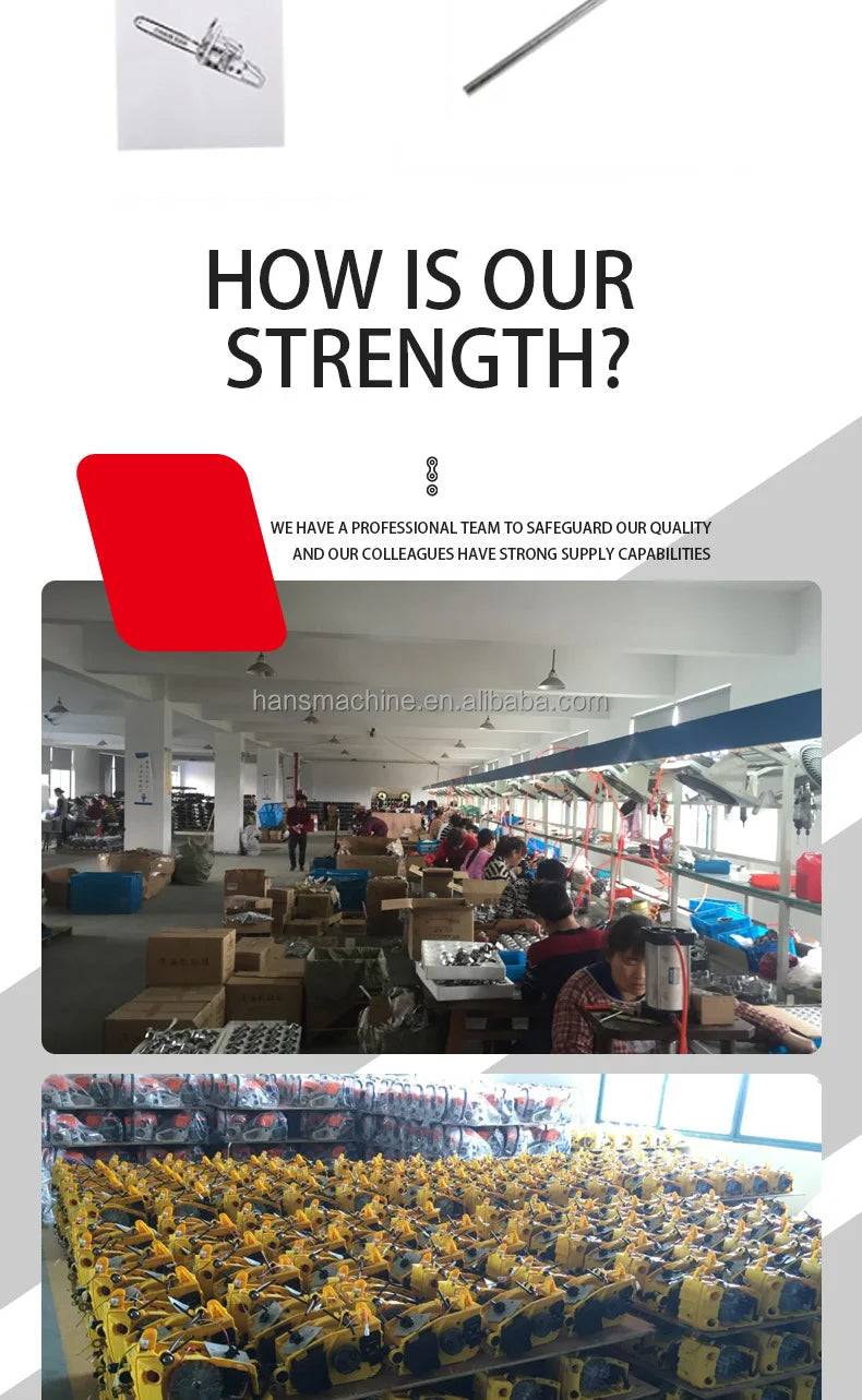 Widely Used Chain Saw 2 Stroke Chain Saw Cordless Woodworking Automatic Chainsaws Big Power Chainsaw