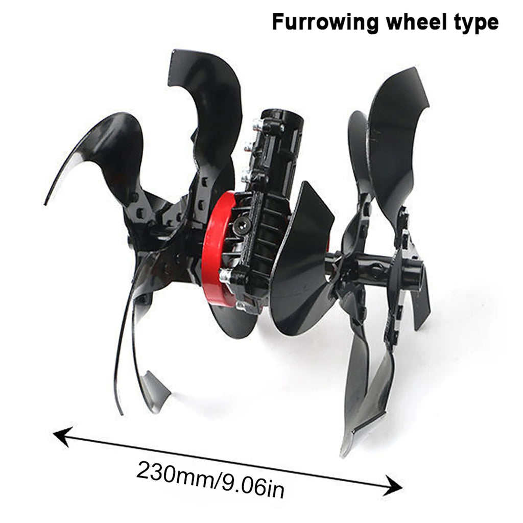 Farming Mower Accessory, Multifunctional Lawn Mower Accessory High Efficiency Grass Trimmer Blades Wheel for Gardening Farming