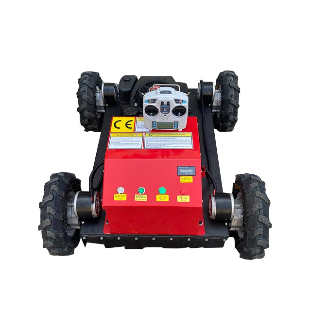 Self-propelled Garden Lawn Mower Industrial-type Lawn Trimmer Tracked Remote-controlled Lawn Mower