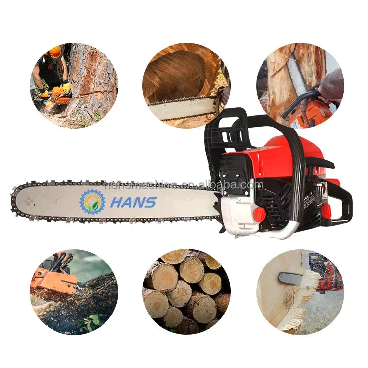 Widely Used Chain Saw 2 Stroke Chain Saw Cordless Woodworking Automatic Chainsaws Big Power Chainsaw