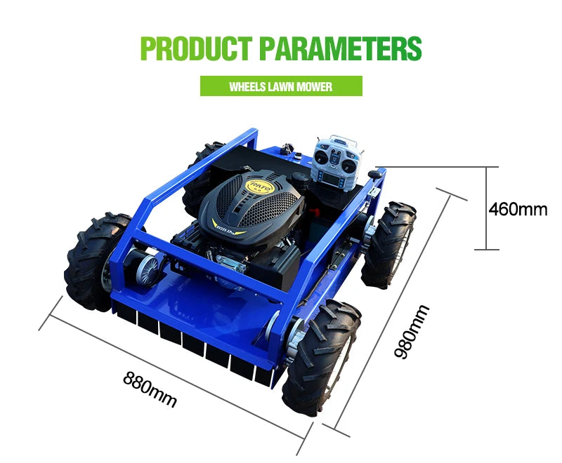 Customizable, best-quality four-wheel lawn mower for home use