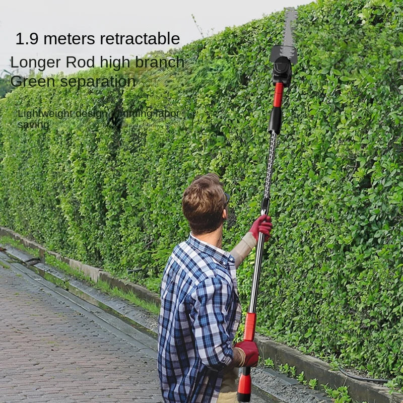Electric Hedge Trimmer Long Pole High-Strength Fence Cutter Taille Haie Tagliasiepe A Batteria Trimmer Garden Cortasetos Batería